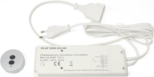 L&s HV-Funkschalterset 230 V 575 W weiß 2000459 L&s HV-Funkschalterset 230 V 575 W weiß 2000459 von L&s