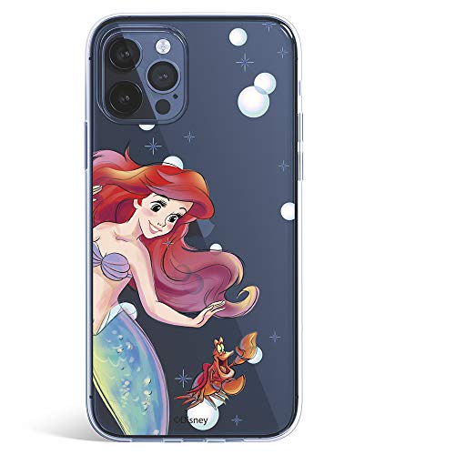 Disney Ariel und Sebastian Bubbles offizielle Schutzhülle für iPhone 13 Pro MAX - Die kleine Meerjungfrau von LA CASA DE LAS CARCASAS