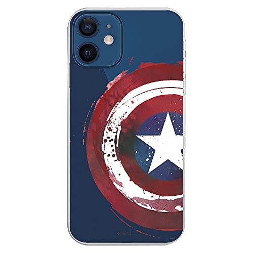 LA CASA DE LAS CARCASAS Marvel Captain America Schutzhülle für iPhone 13, transparent, Marvel. Wählen Sie das Design, das Ihnen am besten gefällt. von LA CASA DE LAS CARCASAS