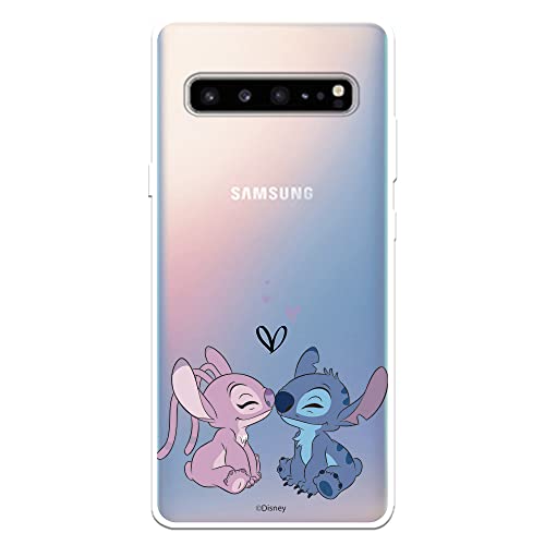 Schutzhülle für Samsung Galaxy S10, offizielles Lizenzprodukt von Lilo & Stitch – Angel & Stitch Kuss zum Schutz Ihres Mobiltelefons. Flexible Silikonhülle mit offizieller Disney-Lizenz Schutzhülle für Samsung Galaxy S10, offizielles Lizenzprodukt von Lilo & Stitch – Angel & Stitch Kuss zum Schutz Ihres Mobiltelefons. Flexible Silikonhülle mit offizieller Disney-Lizenz von LA CASA DE LAS CARCASAS