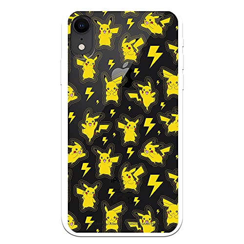 Offizielle Schutzhülle für iPhone XR mit Pokémon-Pikachu-Muster. Wählen Sie das Design, das Ihnen am besten gefällt für Ihr iPhone XR von LA CASA DE LAS CARCASAS