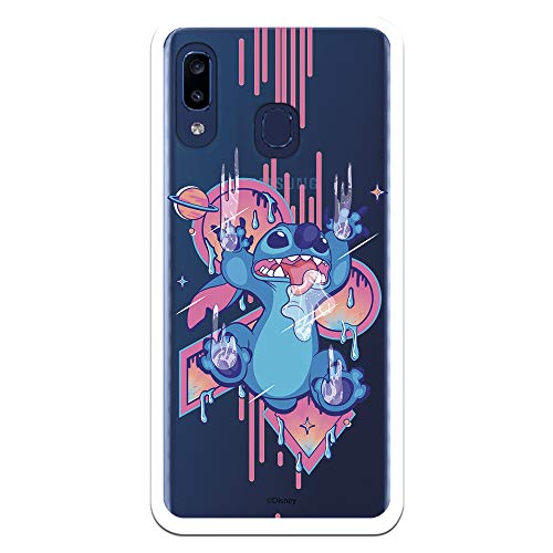 Schutzhülle für Samsung Galaxy A20E, offizielles Lilo & Stitch Stitch Graffiti zum Schutz Ihres Smartphones, aus flexiblem Silikon, mit offizieller Disney-Lizenz. von LA CASA DE LAS CARCASAS