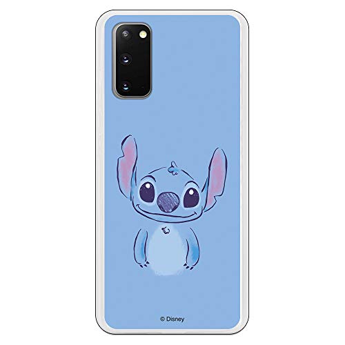 Schutzhülle für Samsung Galaxy S20, offizielles Lizenzprodukt von Lilo & Stitch Stitch, Blau zum Schutz Ihres Handys. von LA CASA DE LAS CARCASAS