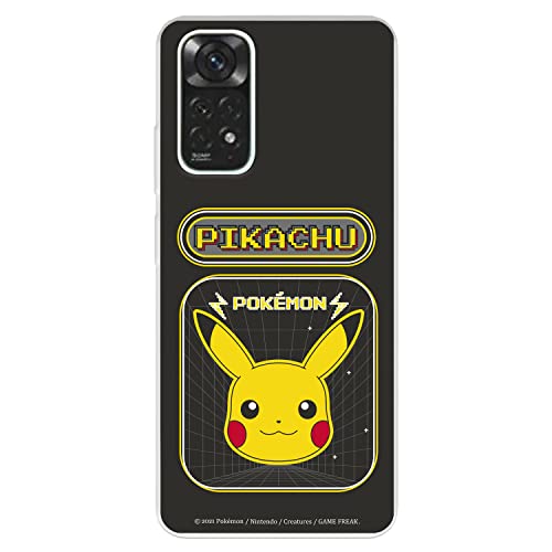 Schutzhülle für Xiaomi Redmi Note 11 Pro 5G Offizielles Pokemon Pikachu Videospiel zum Schutz Ihres Handys. Schutzhülle für Xiaomi aus flexiblem Silikon mit offizieller Lizenz von Pokémon von LA CASA DE LAS CARCASAS
