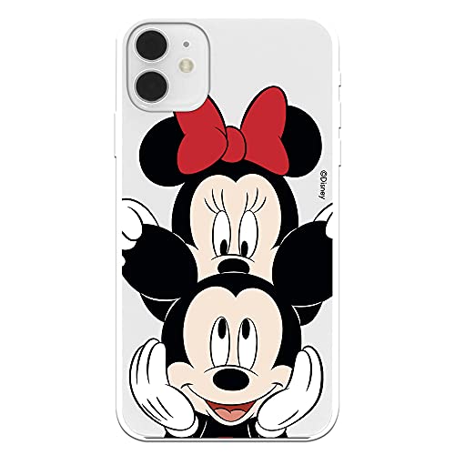 Schutzhülle für iPhone 11, offizielles Disney-Mickey und Minnie Motiv, um Ihr Handy zu schützen, offizielles Disney-Lizenzprodukt. von LA CASA DE LAS CARCASAS