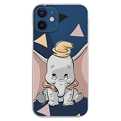 Schutzhülle für iPhone 13 Mini, offizielle Disney-Dumbo-Silhouette, transparent – Dumbo. Wählen Sie das Design, das Sie am besten für Ihr iPhone 13 Mini mögen von LA CASA DE LAS CARCASAS