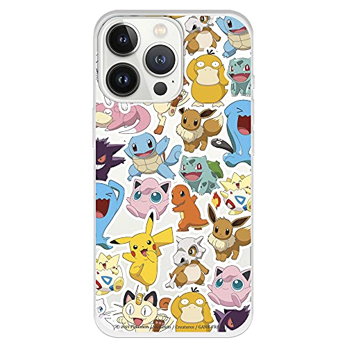 Schutzhülle für iPhone 13 Pro, offizielles Pokémon-Muster. Wählen Sie das Design, das Ihnen gefällt, für Ihr iPhone 13 Pro von LA CASA DE LAS CARCASAS