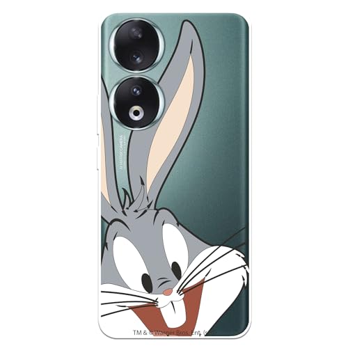 Schutzhülle kompatibel mit Honor 90, offizielle Looney Tunes Bugs Bunny, zum Schutz Ihres Handys, transparente Silikonhülle, flexibel, offiziell lizenziert von Looney Tunes von LA CASA DE LAS CARCASAS