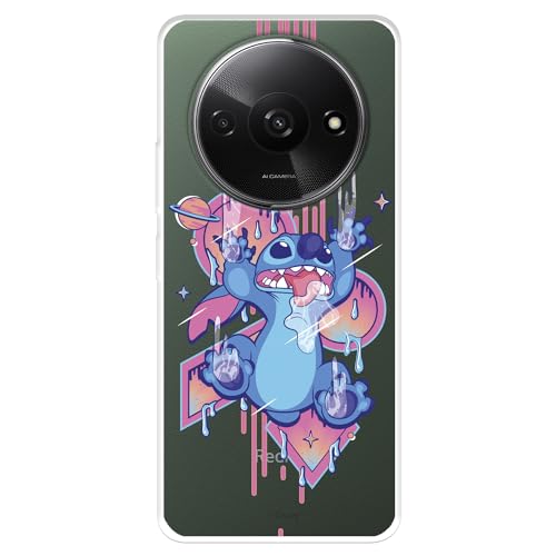 Schutzhülle kompatibel mit Xiaomi Redmi A3, offizielles Disney Stitch Graffiti, zum Schutz Ihres Mobiltelefons, transparent, flexibel, mit offizieller Lizenz von Lilo & Stitch Schutzhülle kompatibel mit Xiaomi Redmi A3, offizielles Disney Stitch Graffiti, zum Schutz Ihres Mobiltelefons, transparent, flexibel, mit offizieller Lizenz von Lilo & Stitch von LA CASA DE LAS CARCASAS