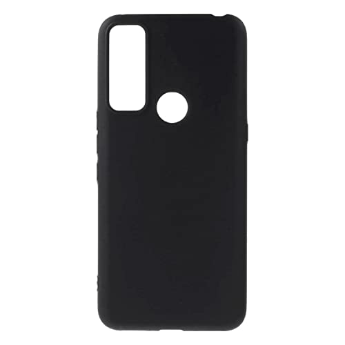 Silikonhülle für TCL 20R 5G [Flexibel, ultradünn und robust], TPU-Schutzhülle für TCL 20R 5G [Sturzschutz] [Kratzfest] (Schwarz) von LA CASA DE LAS CARCASAS