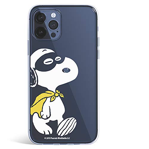 Snoopy Snoopy Schutzhülle für iPhone 12 Pro Max Offizielle Schutzhülle Silhouette zum Schutz Ihres Mobiltelefons Flexible Silikonhülle mit offizieller Peanuts Lizenz von LA CASA DE LAS CARCASAS
