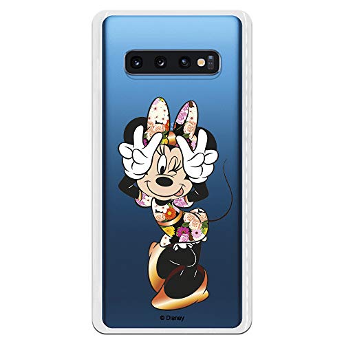 THE HOUSE OF CARCASES Offizielle Disney Classics Minnie Posing Hülle für Samsung Galaxy S10 Plus zum Schutz Ihres Mobiltelefons. Flexible Samsung-Silikonhülle mit offizieller Disney-Lizenz. von LA CASA DE LAS CARCASAS