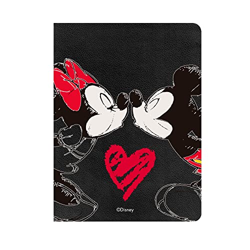 Tablet-Schutzhülle für Samsung Galaxy S6 Lite, offizielle Disney Mickey und Minnie Kuss [Tablet-Hülle] [Fallschutz] 360 Grad drehbar [Standfunktion]. von LA CASA DE LAS CARCASAS