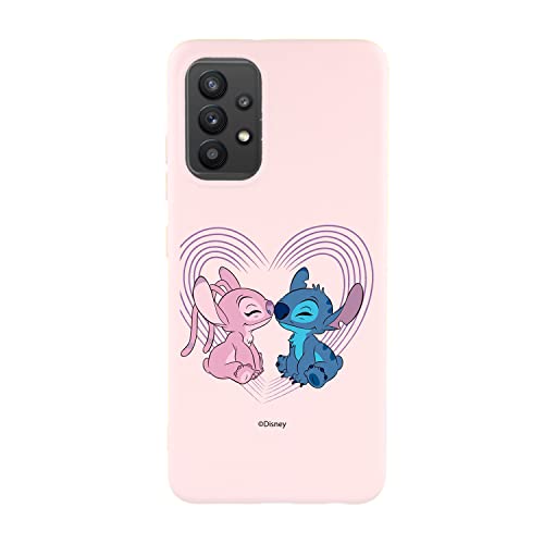 The House of CARCASES Hülle für Samsung Galaxy A32 4G A52s Offizielle Lilo & Stitch, Lilo Inlove Ultraweich zum Schutz Ihres Mobiltelefons. Samsung-Hülle aus flüssigem Silikon mit offizieller Disney- von LA CASA DE LAS CARCASAS