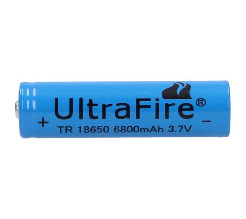 LA CUTE 8650 Li-Ion Akku 6800mAh Schutzschaltung Akku TR 18650 6800 mAh (3,7 V), wiederaufladbar langanhaltende Akku Leistung von LA CUTE