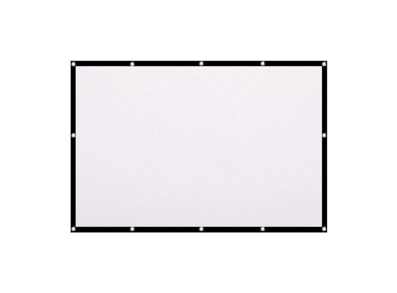 LA VAGUE LV-STA100FP Screen 16/9 100 Zoll Weiß/Schwarz Faltrahmenleinwand (Leinwand für Frontprojektion, 16:9 100 Zoll) von LA VAGUE