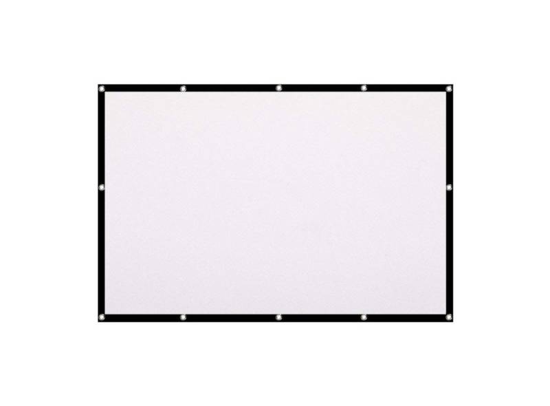 LA VAGUE LV-STA100FP Screen 16/9 100 Zoll Weiß/Schwarz Faltrahmenleinwand (Leinwand für Frontprojektion, 16:9 100 Zoll) von LA VAGUE