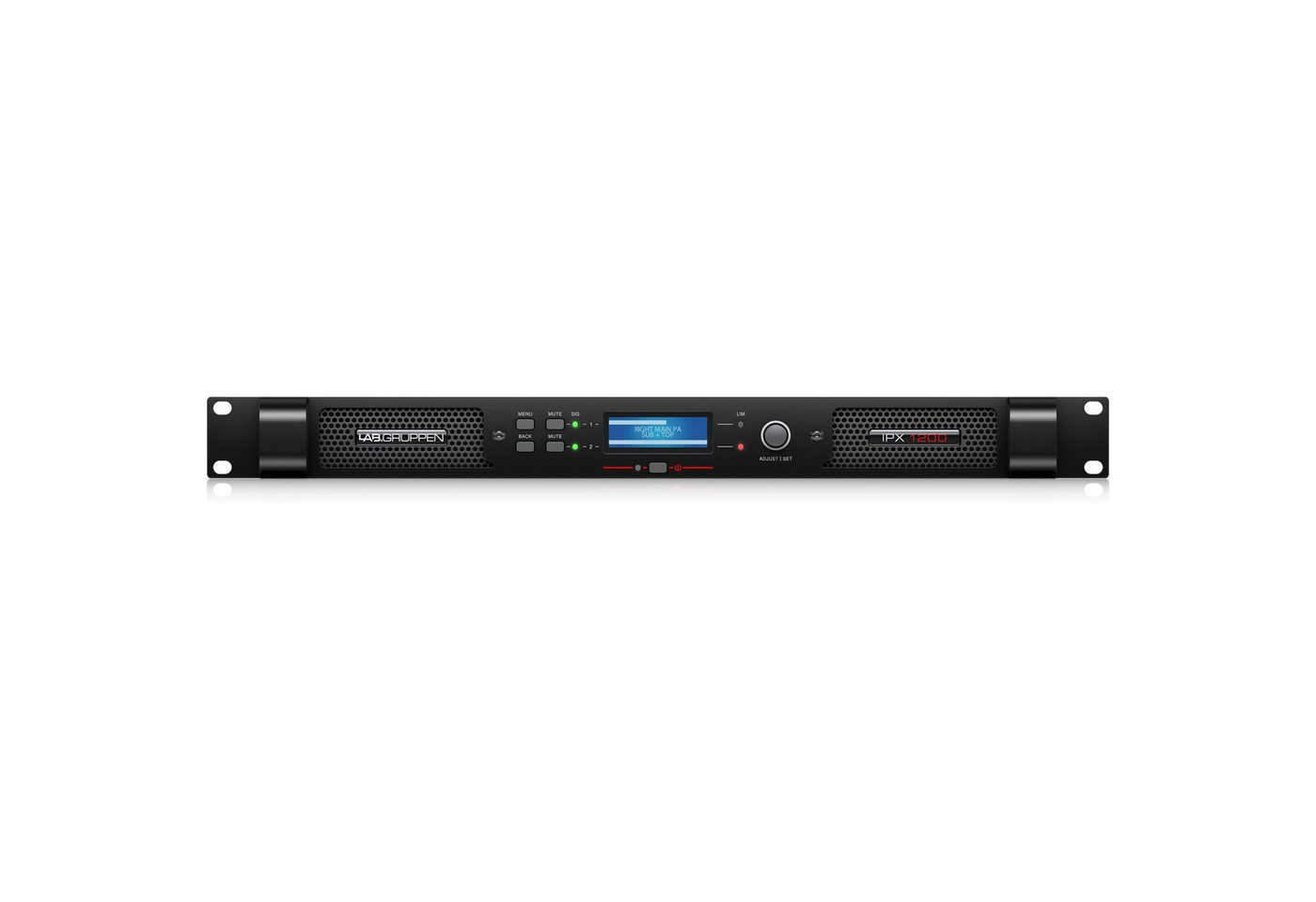 LAB Gruppen Endverstärker (IPX1200 2x600W/4 DSP Amp 1HE - 2-Kanal Endstufe) von LAB Gruppen