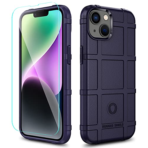 LABILUS iPhone 14 Hülle, Rugged Shield 2,4 m sturzsichere TPU dicke Rüstung taktische Schutzhülle kompatibel mit 14 (6,1 Zoll) - Deep Purple von LABILUS