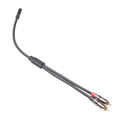 LABRIMP 0.3M Buchse Cinch Audio Adapterkabel für Computerlautsprecher Subwoofer Beschichtet Langlebig für Audio Player Smartphones von LABRIMP