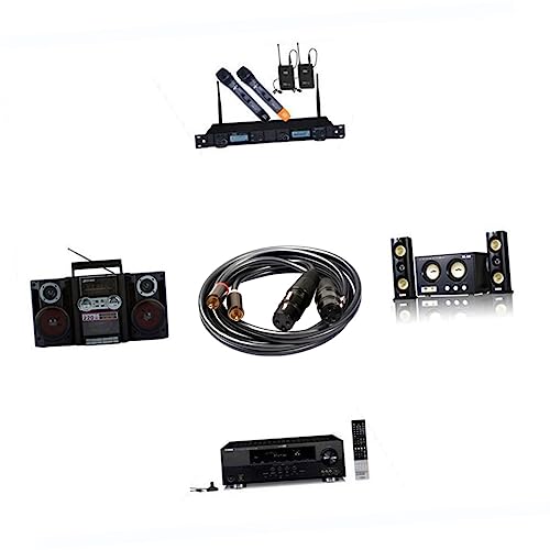 LABRIMP 1.5M Dual Dual Xlr Audio Kabel Hochwertiges Audio Adapter Kabel für Kristallklaren Hi Fi Audio für Stereo von LABRIMP