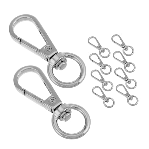 LABRIMP 10Stücke Multifunktionale Handy Lanyard Abnehmbarer Anhänger Karabinerverschluss für Schlüsselanhänger Robuste Metall Schnapphaken Tragbar Vielseitig Einsetzbar LABRIMP 10Stücke Multifunktionale Handy Lanyard Abnehmbarer Anhänger Karabinerverschluss für Schlüsselanhänger Robuste Metall Schnapphaken Tragbar Vielseitig Einsetzbar von LABRIMP