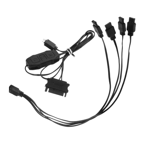 LABRIMP 1Satz RGB Controller Adapter für PC RGB Sync Controller Hub Erweiterung Installieren für Desktop Computer mit Synchronisation LABRIMP 1Satz RGB Controller Adapter für PC RGB Sync Controller Hub Erweiterung Installieren für Desktop Computer mit Synchronisation von LABRIMP