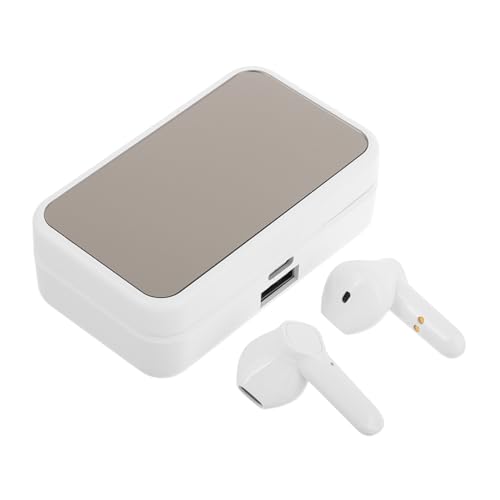 LABRIMP 1Satz Wireless Dual Ohr Kopfhörer mit Spiegeldisplay High Definition Audio Lagfreie Verbindung Ear Ohrhörer für Sport Telefonate LABRIMP 1Satz Wireless Dual Ohr Kopfhörer mit Spiegeldisplay High Definition Audio Lagfreie Verbindung Ear Ohrhörer für Sport Telefonate von LABRIMP