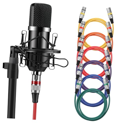 LABRIMP 1Satz XLR Mikrofonkabel Farbiges XLR Audiokabel Buchse für Stabile Signalübertragung Robust Installieren für Verschiedene Mikrofone LABRIMP 1Satz XLR Mikrofonkabel Farbiges XLR Audiokabel Buchse für Stabile Signalübertragung Robust Installieren für Verschiedene Mikrofone von LABRIMP