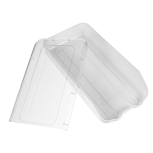 LABRIMP 1Stk Eierkarton Eierbehälter Kühlschrank Frischhaltedose Eierlagerung Kühlschrank-Eier-Organizer egg tray eier behälter für Eier Eierknacker Plastik Transparent von LABRIMP