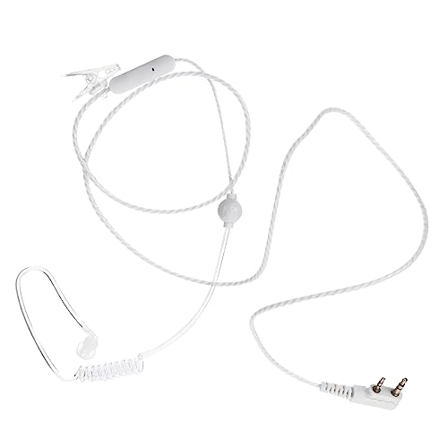 LABRIMP 1Stück Strahlungsfreier Luftrohr Kopfhörer mit Clip Transparente Akustikröhre Kabelgebundener Ohrhörer für Funkgeräte für Restaurants LABRIMP 1Stück Strahlungsfreier Luftrohr Kopfhörer mit Clip Transparente Akustikröhre Kabelgebundener Ohrhörer für Funkgeräte für Restaurants von LABRIMP