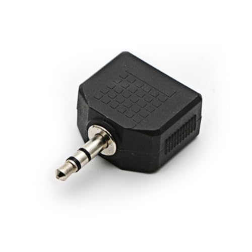 LABRIMP 2Stücke Doppelter Mono Audio Adapter Y Splitter Klinkenstecker Klinkenbuchse für Kopfhörer Mikrofon für Audioübertragung Schnittstellenutzung LABRIMP 2Stücke Doppelter Mono Audio Adapter Y Splitter Klinkenstecker Klinkenbuchse für Kopfhörer Mikrofon für Audioübertragung Schnittstellenutzung von LABRIMP