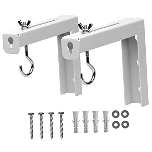 LABRIMP 2Stücke Wandhalterungen für Projektorbildschirme Robuste Metallkonstruktion Einfache Installation für Heimkino Büro Präsentationen Kompatibel mit Meisten LABRIMP 2Stücke Wandhalterungen für Projektorbildschirme Robuste Metallkonstruktion Einfache Installation für Heimkino Büro Präsentationen Kompatibel mit Meisten von LABRIMP