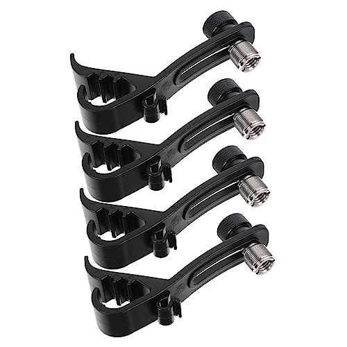 LABRIMP 4Stücke Stoßdichte Mikrofonklemmen für Schlagzeug Einstellbare Halterung für Mikrofone Kompatibel mit Meisten Percussion Instrumenten Tragbar Leicht LABRIMP 4Stücke Stoßdichte Mikrofonklemmen für Schlagzeug Einstellbare Halterung für Mikrofone Kompatibel mit Meisten Percussion Instrumenten Tragbar Leicht von LABRIMP