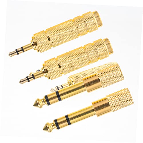 LABRIMP 4Stücke Teiliges Mikrofonadapter Audiokabeladapter für Kopfhörer Mikrofone für Musikinstrumente Kompatibel mit Audio Geräten LABRIMP 4Stücke Teiliges Mikrofonadapter Audiokabeladapter für Kopfhörer Mikrofone für Musikinstrumente Kompatibel mit Audio Geräten von LABRIMP