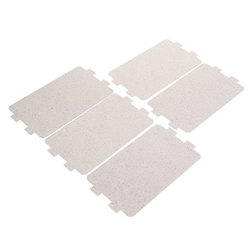 LABRIMP 5 Stück Blatt Mikrowellen-Glimmerflocken Reparaturteil für Mikrowellenofen Glimmerscheibe Mikrowelle mikrowellenzubehör Mikrowellenofen Zubehör mikrowellengeschirr Glimmerpapier von LABRIMP