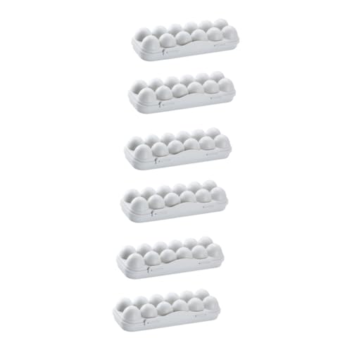 LABRIMP 6 Stück 12 12 Gitter Eierablage Abgedeckter Eierhalter Tür Praktische Eierablage Karton Eierschublade Klar Kühlschrank-eier-organizer 6 Eierhalter Eierbehälter Für Eierspender LABRIMP 6 Stück 12 12 Gitter Eierablage Abgedeckter Eierhalter Tür Praktische Eierablage Karton Eierschublade Klar Kühlschrank-eier-organizer 6 Eierhalter Eierbehälter Für Eierspender von LABRIMP