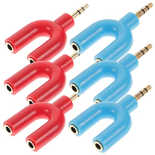 LABRIMP 6Stücke Kopfhörersplitter Y Adapter für Kopfhörer Kompatibel mit PC Tablets Robustes Design für Musiksharing mit Freunden Partnern LABRIMP 6Stücke Kopfhörersplitter Y Adapter für Kopfhörer Kompatibel mit PC Tablets Robustes Design für Musiksharing mit Freunden Partnern von LABRIMP