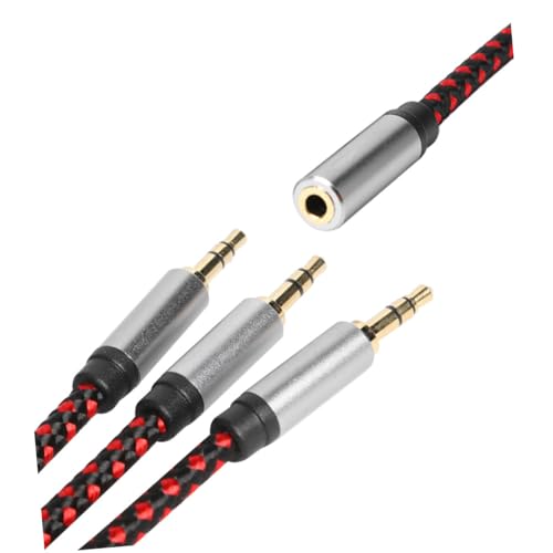 LABRIMP Audio Splitter Kabel Audio Adapter für Mikrofon Kopfhörer Headset Universelle Kompatibilität für Smartphones Tablets Verlängerungskabel LABRIMP Audio Splitter Kabel Audio Adapter für Mikrofon Kopfhörer Headset Universelle Kompatibilität für Smartphones Tablets Verlängerungskabel von LABRIMP