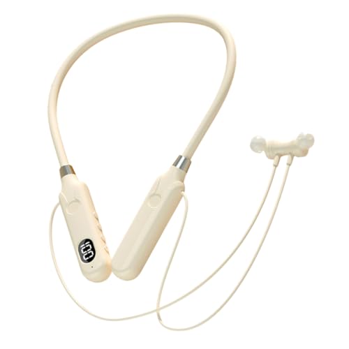 LABRIMP Drahtlose Kopfhörer mit Nackenband Design Komfortabel Leicht für Sport Reisen Outdoor Aktivitäten Hautfarbe Noise Isolating Hervorragender Sound LABRIMP Drahtlose Kopfhörer mit Nackenband Design Komfortabel Leicht für Sport Reisen Outdoor Aktivitäten Hautfarbe Noise Isolating Hervorragender Sound von LABRIMP