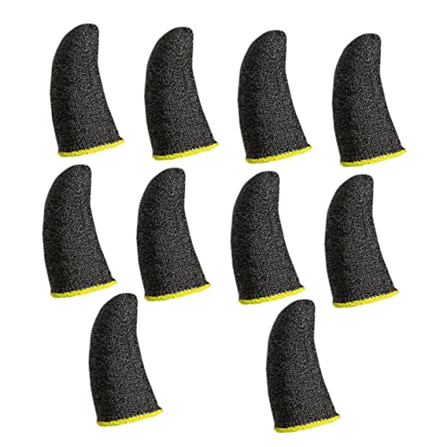 LABRIMP Gaming-finger 10 Stück Daumenmanschetten Für Mobiles Gaming – Schweißfeste Fingerhandschuhe Nähte An Den Fingerspitzen Für Bessere Touch-controller Mit Voller Kompatibilität LABRIMP Gaming-finger 10 Stück Daumenmanschetten Für Mobiles Gaming – Schweißfeste Fingerhandschuhe Nähte An Den Fingerspitzen Für Bessere Touch-controller Mit Voller Kompatibilität von LABRIMP