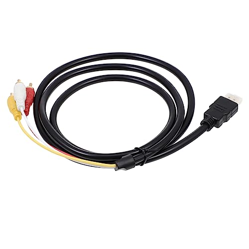 LABRIMP Kabel Audio Video Adapterkabel Multimedia Adapter mit Stabiler Signalübertragung für Fernseher Dvd Player Top Boxen von LABRIMP