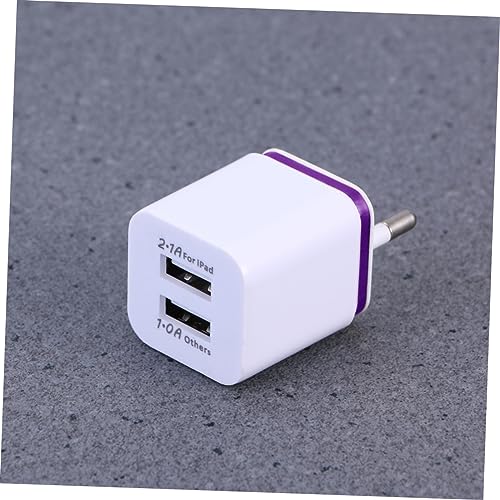 LABRIMP Ladegerät Handyladegerä Phone Chargers Handy-Ladegerät mit Überhitzungsschutz Dual-USB-Ladegerät Portable Phone Charger USB-Netzteil Schnellladegerät Doppelter Mund Stecker von LABRIMP