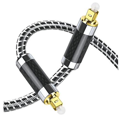 LABRIMP Optisches Audiokabel Flexibles Kabel für Heimkino Vergoldete Anschlüsse Stabiler Signaltransfer Kompatibel mit Verstärkern Top Boxen LABRIMP Optisches Audiokabel Flexibles Kabel für Heimkino Vergoldete Anschlüsse Stabiler Signaltransfer Kompatibel mit Verstärkern Top Boxen von LABRIMP