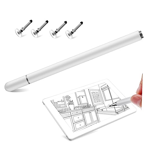 LABRIMP Tablet Stift für Touchscreen Hochgenau mit Ersatzspitzen Kompatibel mit Tablets Smartphones kein Laden Erforderlich für Präzises Schreiben ohne Verzögerung LABRIMP Tablet Stift für Touchscreen Hochgenau mit Ersatzspitzen Kompatibel mit Tablets Smartphones kein Laden Erforderlich für Präzises Schreiben ohne Verzögerung von LABRIMP