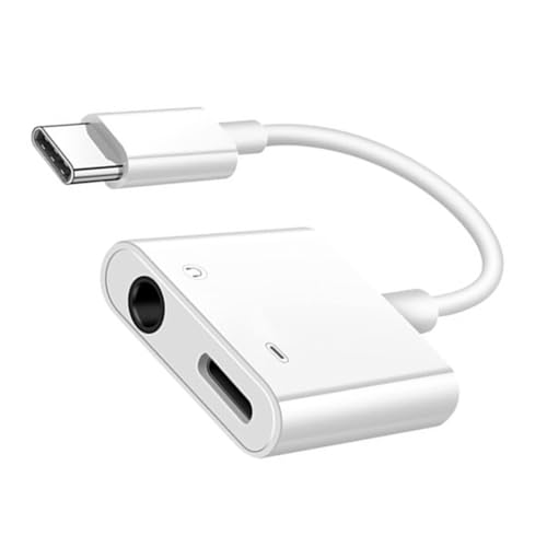 LABRIMP Type C Kopfhörer Adapterkabel USB C Audiokonverter mit Ladekonverter Kompatibel mit Tablets Smartphones für Klaren Praktischen Einsatz LABRIMP Type C Kopfhörer Adapterkabel USB C Audiokonverter mit Ladekonverter Kompatibel mit Tablets Smartphones für Klaren Praktischen Einsatz von LABRIMP