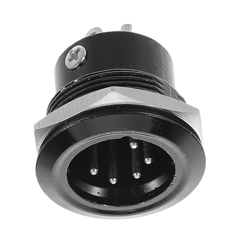 LABRIMP Xlr 5-poliger Stecker, Runder Stecker, Gewinde, Fester Adapter, Lötanschluss-design, Xlr-buchse, Buchse Für Audio-mixer, Konzerte, Aufnahmestudios LABRIMP Xlr 5-poliger Stecker, Runder Stecker, Gewinde, Fester Adapter, Lötanschluss-design, Xlr-buchse, Buchse Für Audio-mixer, Konzerte, Aufnahmestudios von LABRIMP