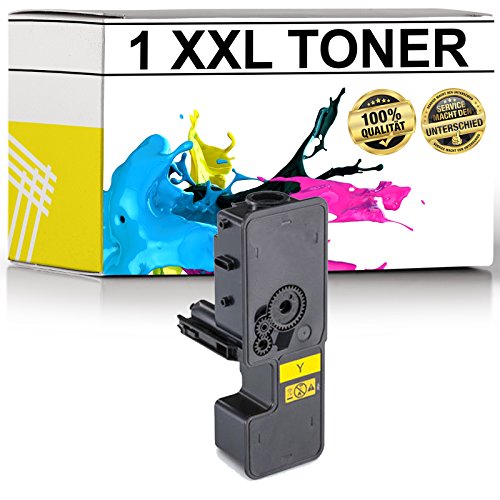 LABT Premium Gelb Toner Yellow TK-5230 als Ersatz für Kyocera Ecosys M5521cdn, M5521cdw, P5021cdn, P5021cdw - mit Füllstandsanzeige | 40% Höhere Druckleistung als TK-5220 von LABT