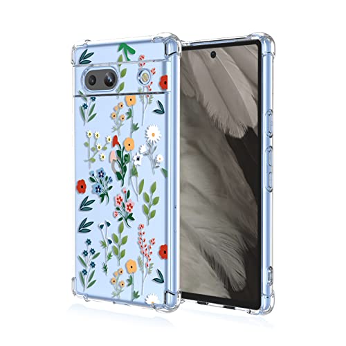 LACAE Transparent Schönes Handyhülle für Google Pixel 7a, Weiche Klare Farbenfrohe TPU Hülle, Stilvolle, Gut Aussehende Schutzhülle Hat Hübsche Blumenstrauch Dekoriert LACAE Transparent Schönes Handyhülle für Google Pixel 7a, Weiche Klare Farbenfrohe TPU Hülle, Stilvolle, Gut Aussehende Schutzhülle Hat Hübsche Blumenstrauch Dekoriert von LACAE