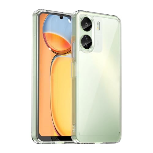 LACAE Xiaomi Redmi 13C Hülle, Transparente Acryl Stoßstange Handyhülle, Weichem TPU-Randrahmen Schutzhülle kompatibel für Xiaomi Redmi 13C, Transparent LACAE Xiaomi Redmi 13C Hülle, Transparente Acryl Stoßstange Handyhülle, Weichem TPU-Randrahmen Schutzhülle kompatibel für Xiaomi Redmi 13C, Transparent von LACAE